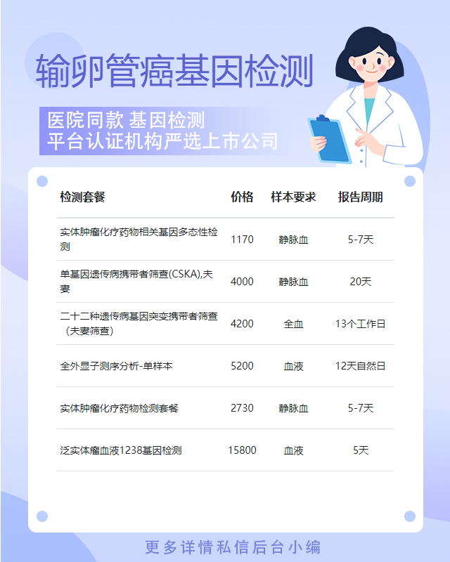 德州輸卵管癌基因檢測(cè)要掛什么科