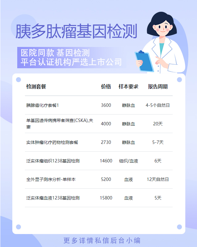 臨沂胰多肽瘤基因檢測周邊哪里有