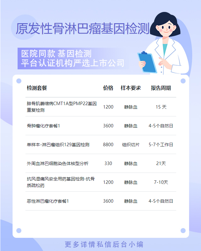 呼和浩特原發性骨淋巴瘤基因檢測哪家醫院好一點