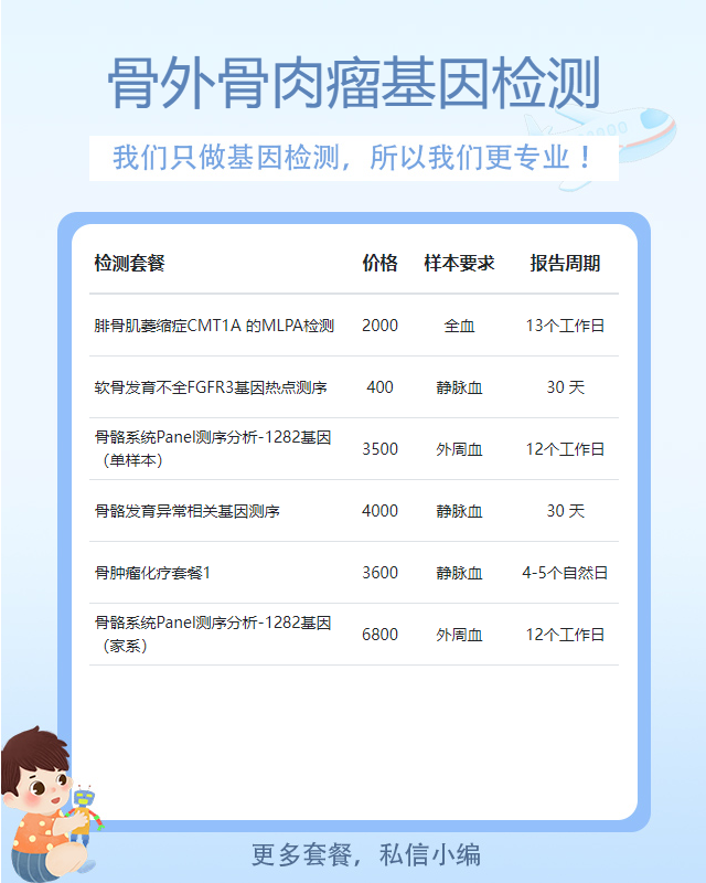 唐山骨外骨肉瘤基因檢測哪些醫院可以做