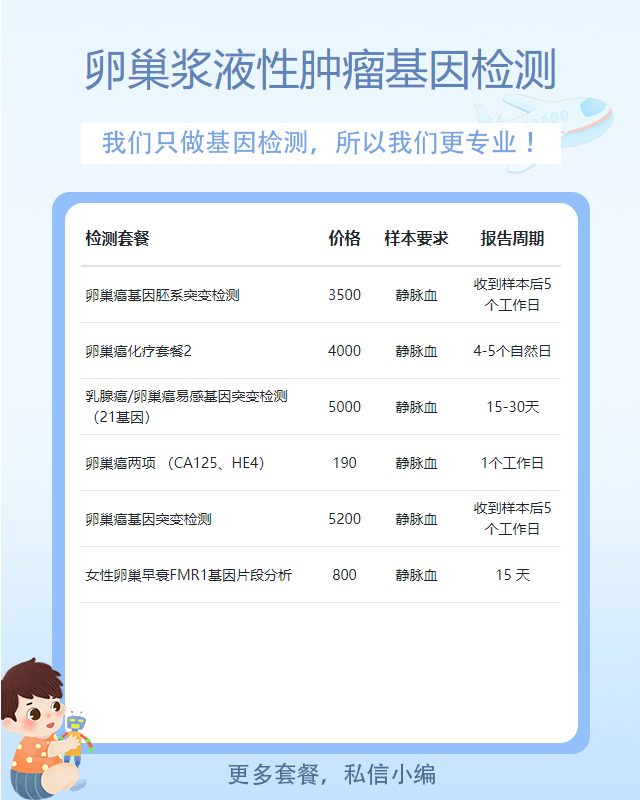 鎮江卵巢漿液性腫瘤基因檢測需要提供什么