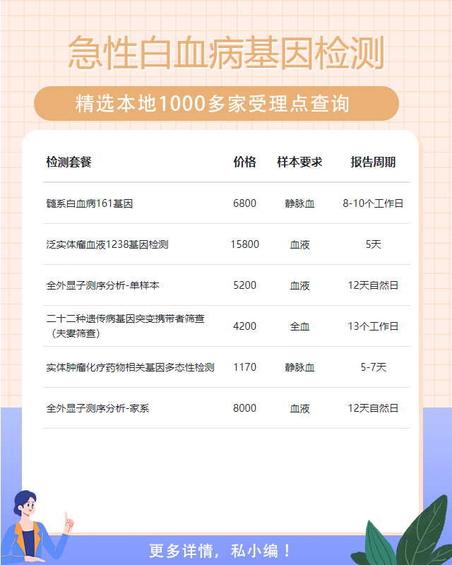 宿遷急性白血病基因檢測哪種樣本不能做