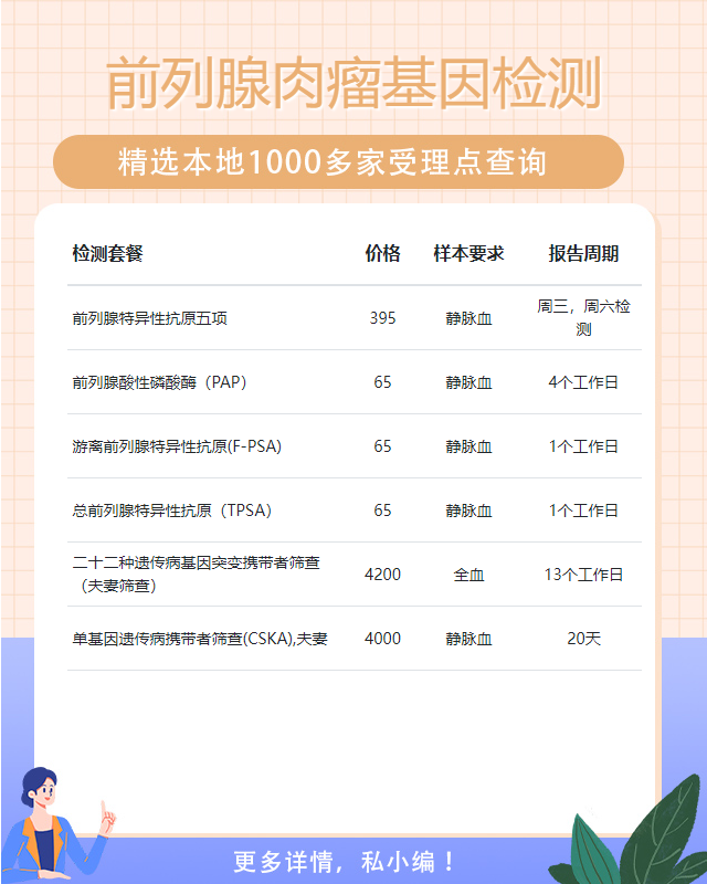 淮南前列腺肉瘤基因檢測需要什么樣本保存
