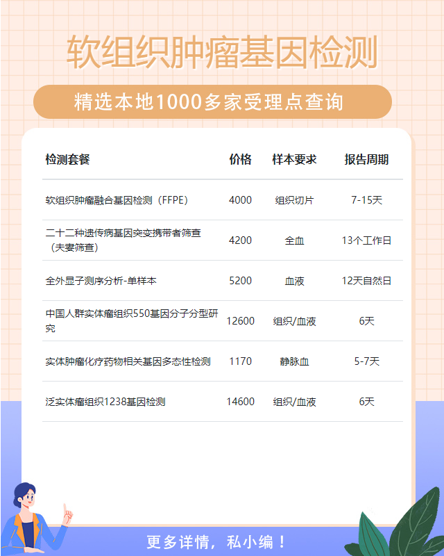 煙臺軟組織腫瘤基因檢測能查出哪些遺傳病