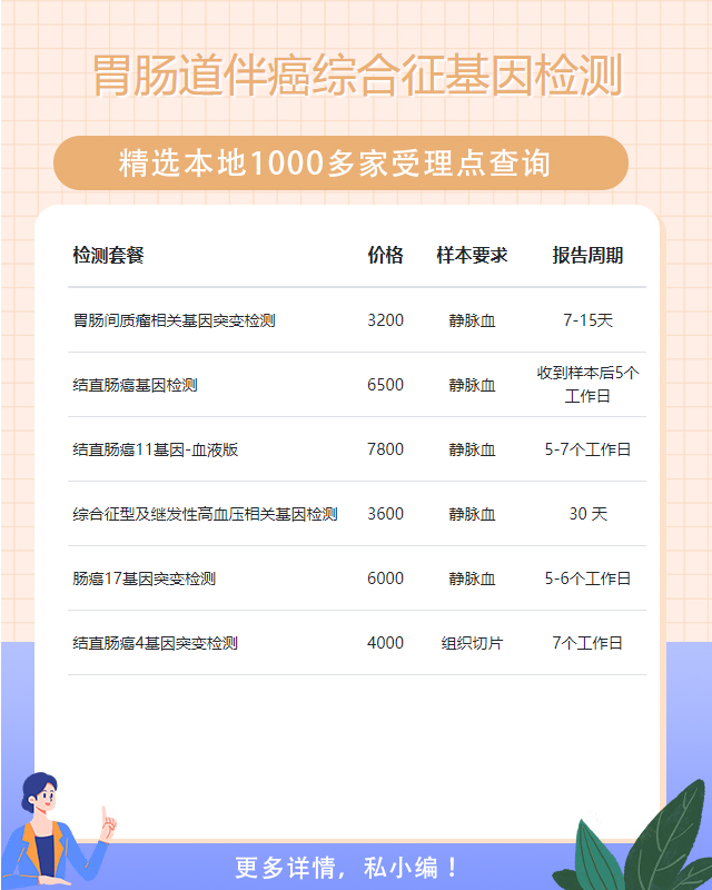 保定胃腸道伴癌綜合征基因檢測哪里做正規