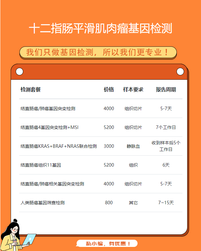 周口十二指腸平滑肌肉瘤基因檢測(cè)屬于什么科