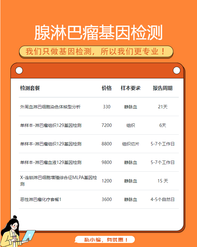 三亞腺淋巴瘤基因檢測檢測需要多久時間出結果