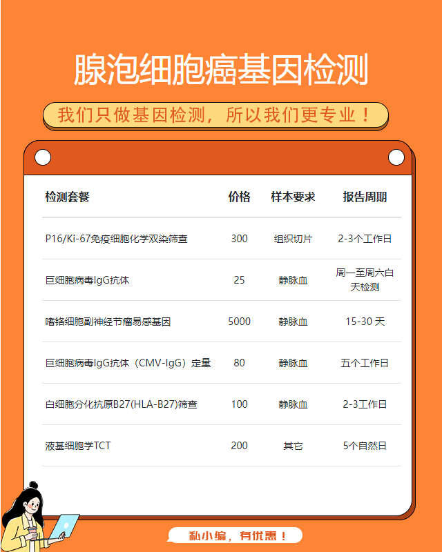 渭南腺泡細胞癌基因檢測哪里做正規