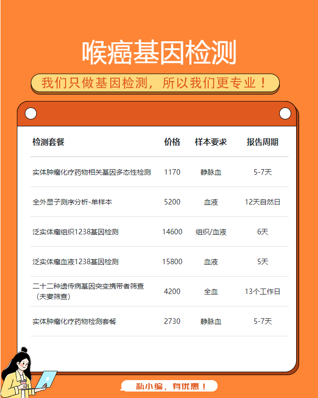 濟(jì)寧喉癌基因檢測(cè)土方法有哪些