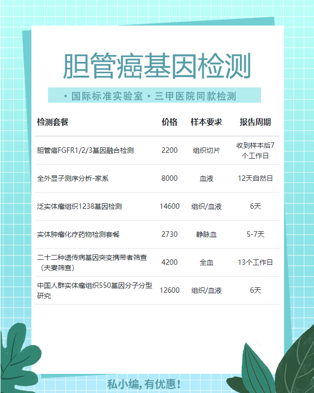 珠海膽管癌基因檢測之后要多久拿到結果