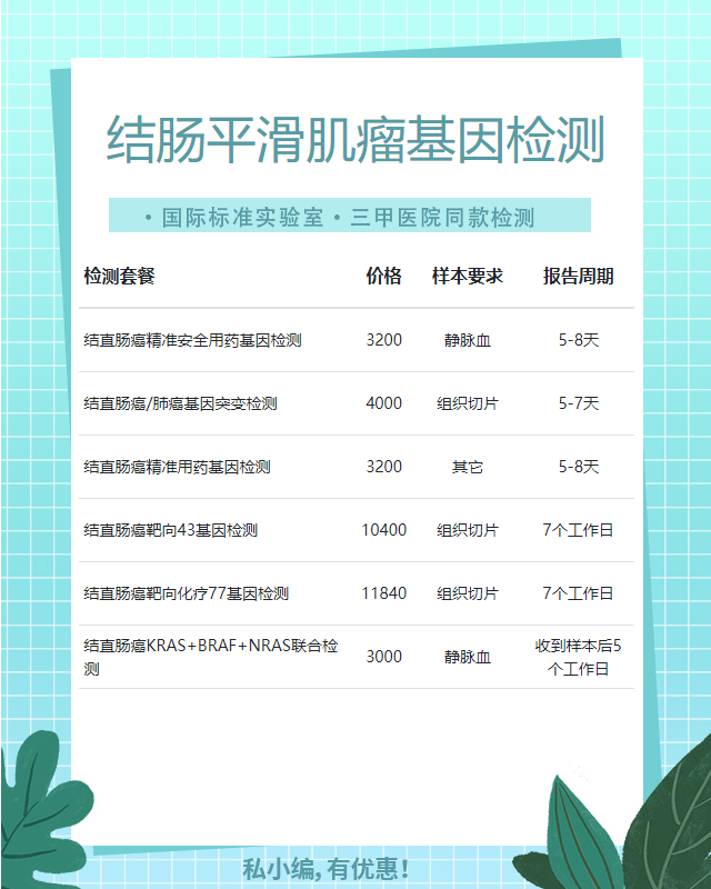 常州結(jié)腸平滑肌瘤基因檢測有什么簡單辦法做