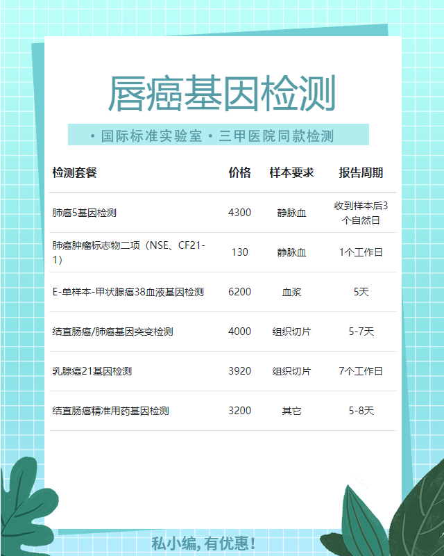 南陽唇癌基因檢測怎樣做最準確