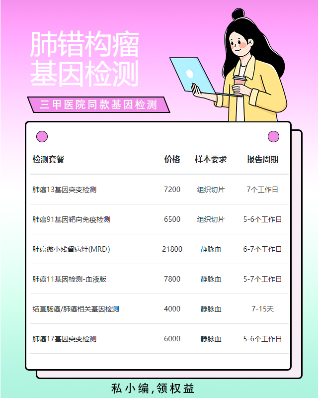 淄博肺錯構瘤基因檢測大概多少錢