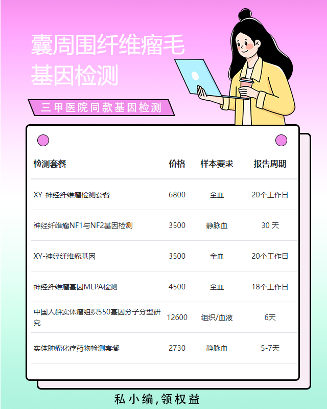 宜昌囊周圍纖維瘤毛基因檢測需要多少錢的費用