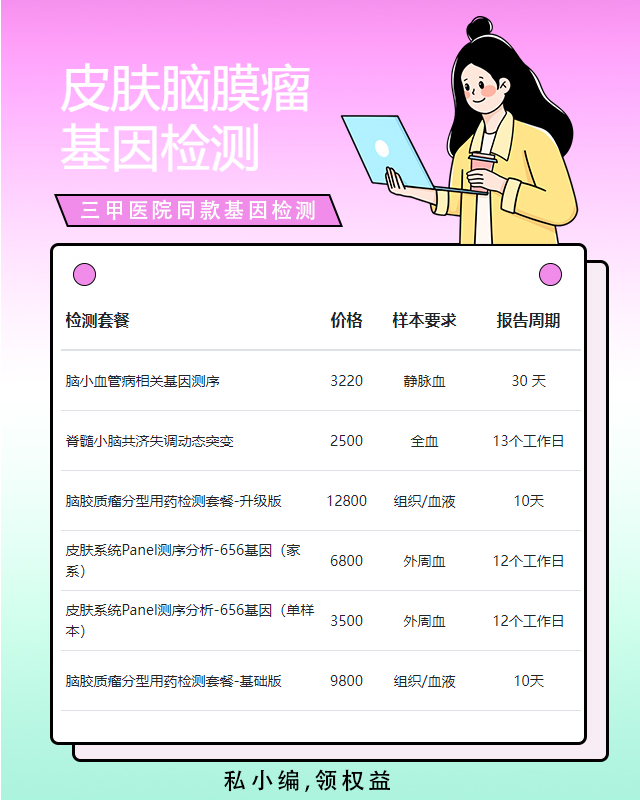 天津皮膚腦膜瘤基因檢測在什么位置