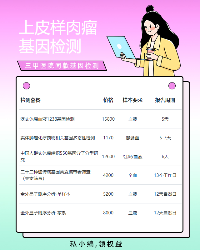 臨沂上皮樣肉瘤基因檢測一次需要多少錢