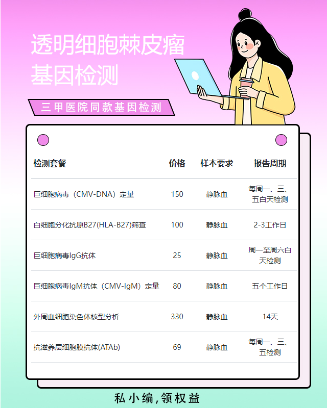 四平透明細胞棘皮瘤基因檢測到哪里可以做