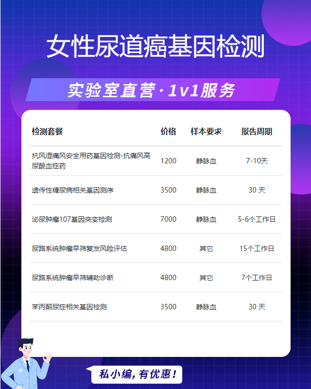 珠海女性尿道癌基因檢測多長時間出結果