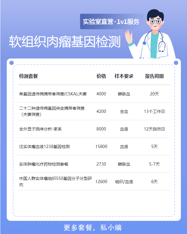 贛州軟組織肉瘤基因檢測需要女方什么東西