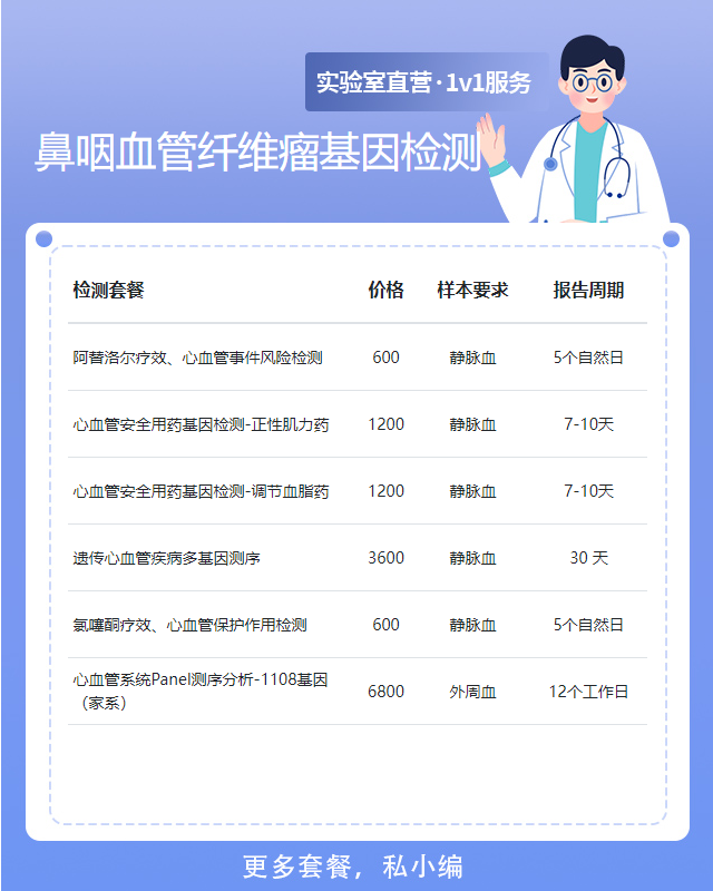 滄州鼻咽血管纖維瘤基因檢測哪家更專業