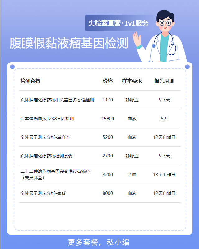 信陽腹膜假黏液瘤基因檢測哪家靠譜