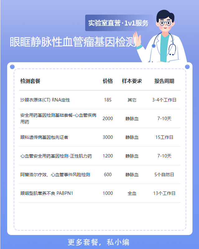 商丘眼眶靜脈性血管瘤基因檢測的目的是什么