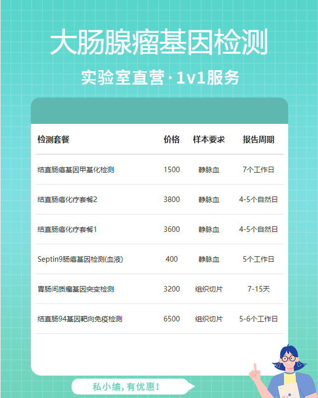 南陽大腸腺瘤基因檢測哪些東西可以做樣本