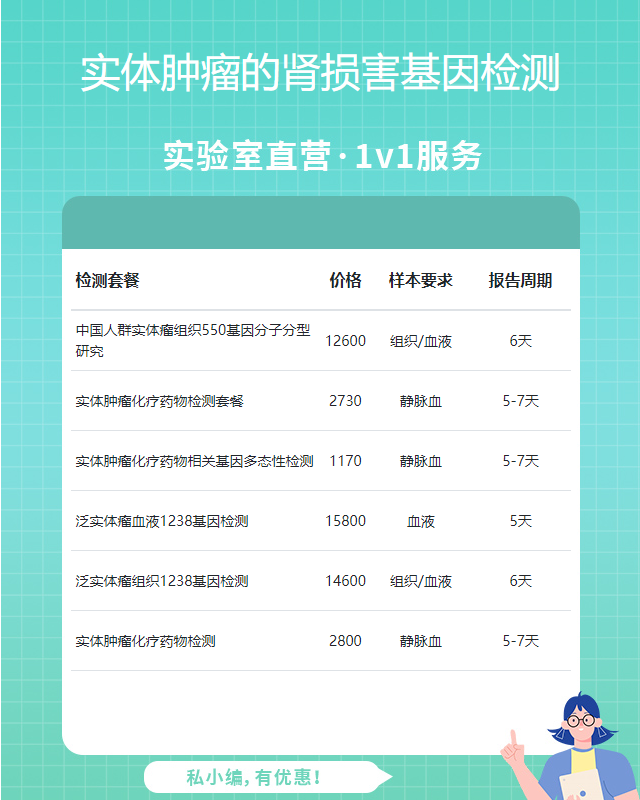 渭南實體腫瘤的腎損害基因檢測需要多久能出結果