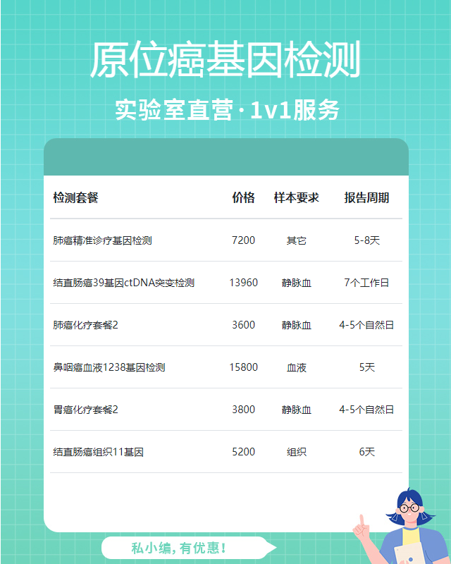 濟寧原位癌基因檢測價格多少
