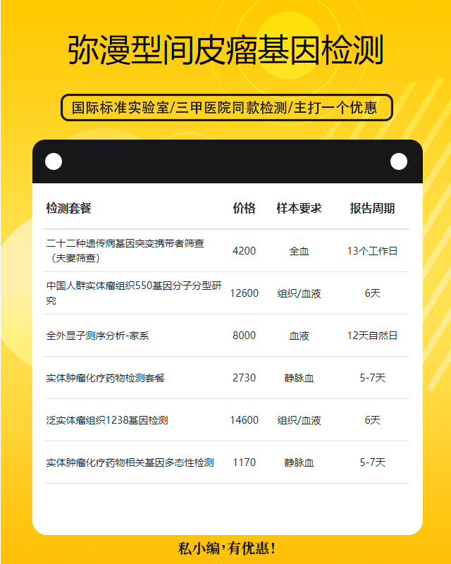 上海彌漫型間皮瘤基因檢測掛什么號