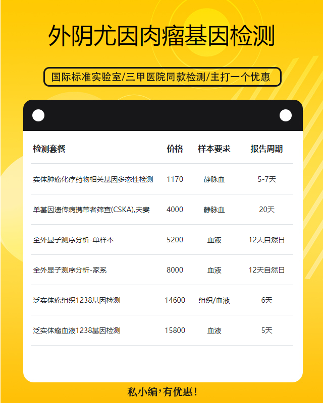 綿陽外陰尤因肉瘤基因檢測(cè)提供什么證明