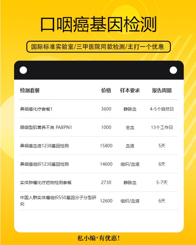 濟(jì)源口咽癌基因檢測哪些醫(yī)院好