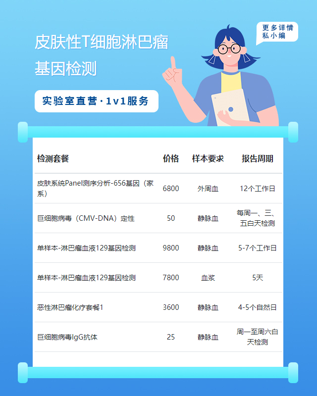 南京皮膚性T細胞淋巴瘤基因檢測報告幾天可取