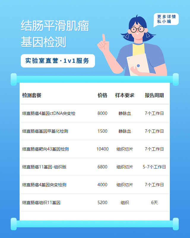 寧波結(jié)腸平滑肌瘤基因檢測(cè)有哪些家