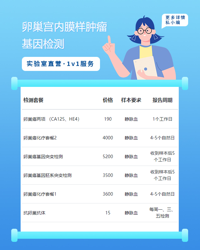 新鄉卵巢宮內膜樣腫瘤基因檢測需要哪些樣本