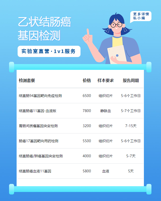 德州乙狀結腸癌基因檢測大概多少錢一次