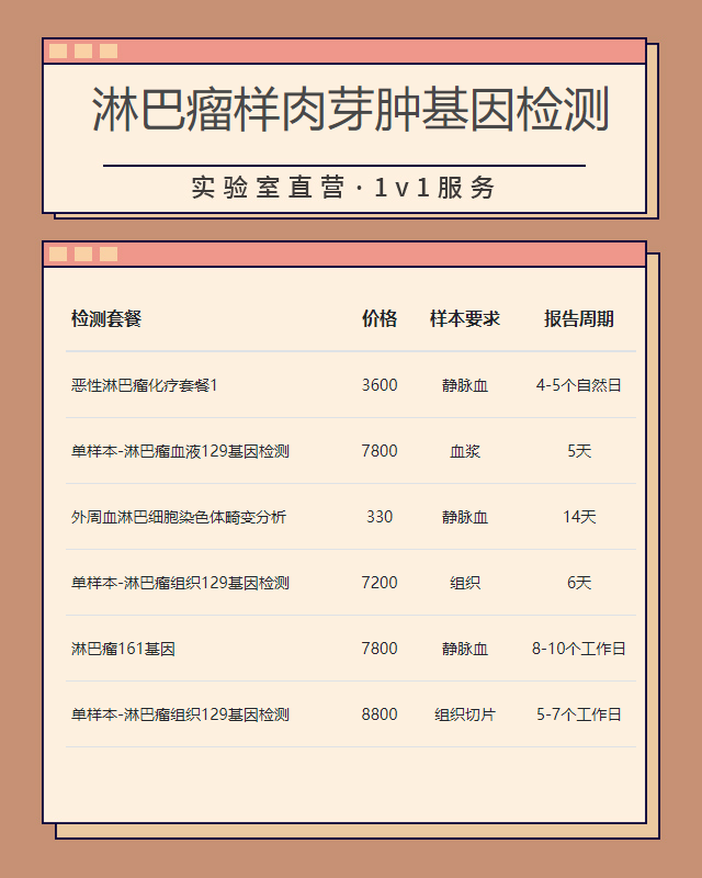 開封淋巴瘤樣肉芽腫基因檢測哪里可以辦理