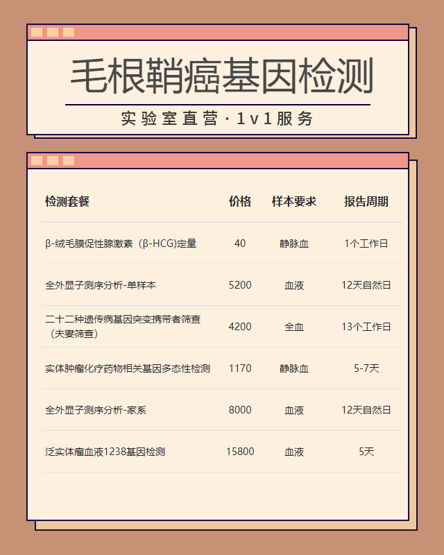 湖州毛根鞘癌基因檢測需要準備什么東西