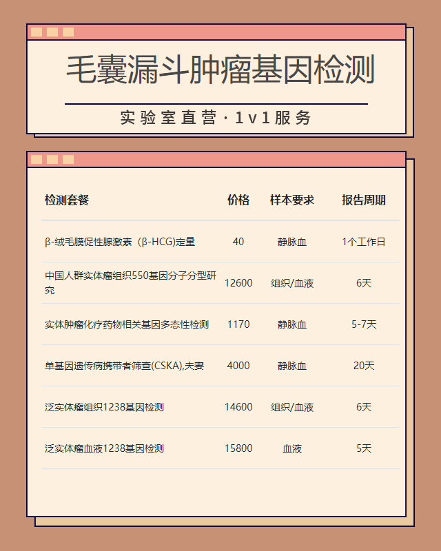新鄉毛囊漏斗腫瘤基因檢測一般去哪里做