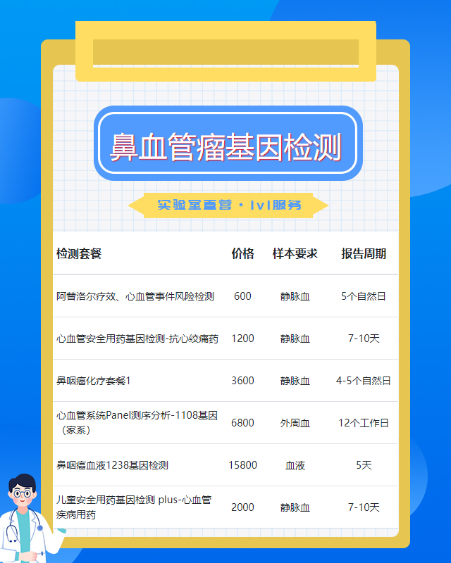 鹽城鼻血管瘤基因檢測報告幾天可取