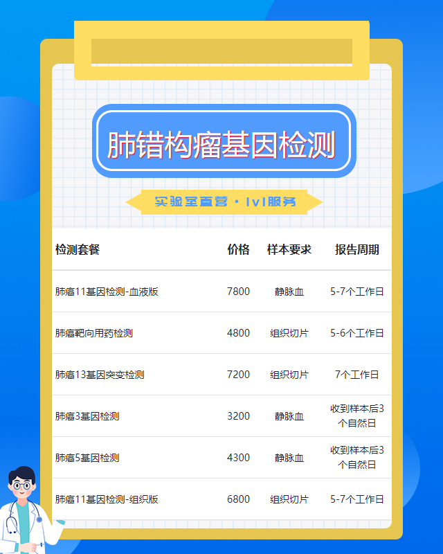 天津肺錯構瘤基因檢測有幾家正規機構