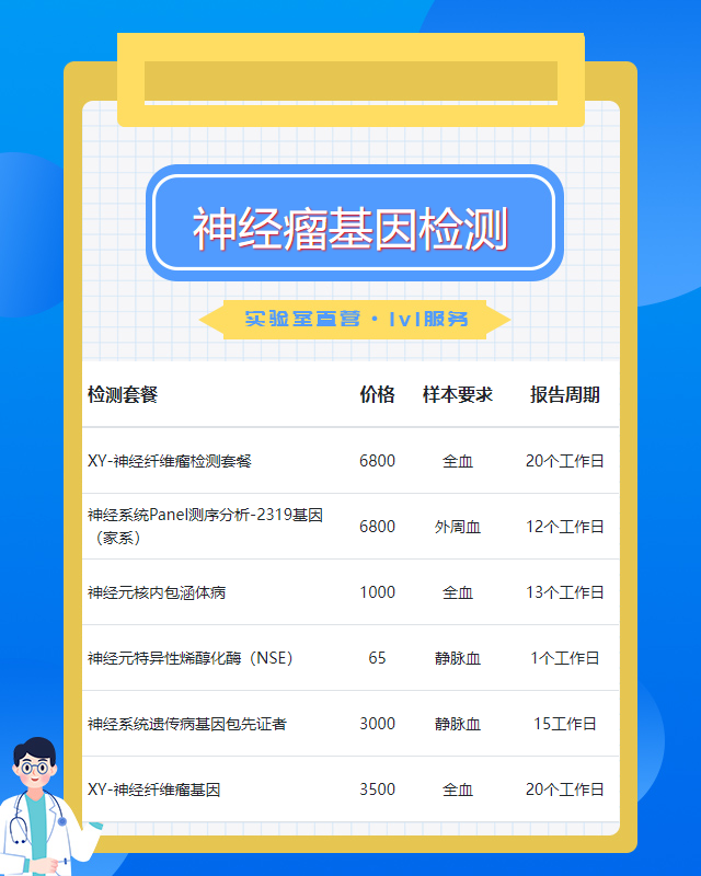 汕頭神經瘤基因檢測可以查出哪些遺傳病