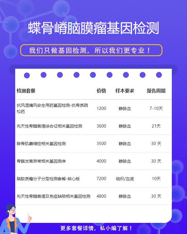桂林蝶骨嵴腦膜瘤基因檢測哪家有資質(zhì)