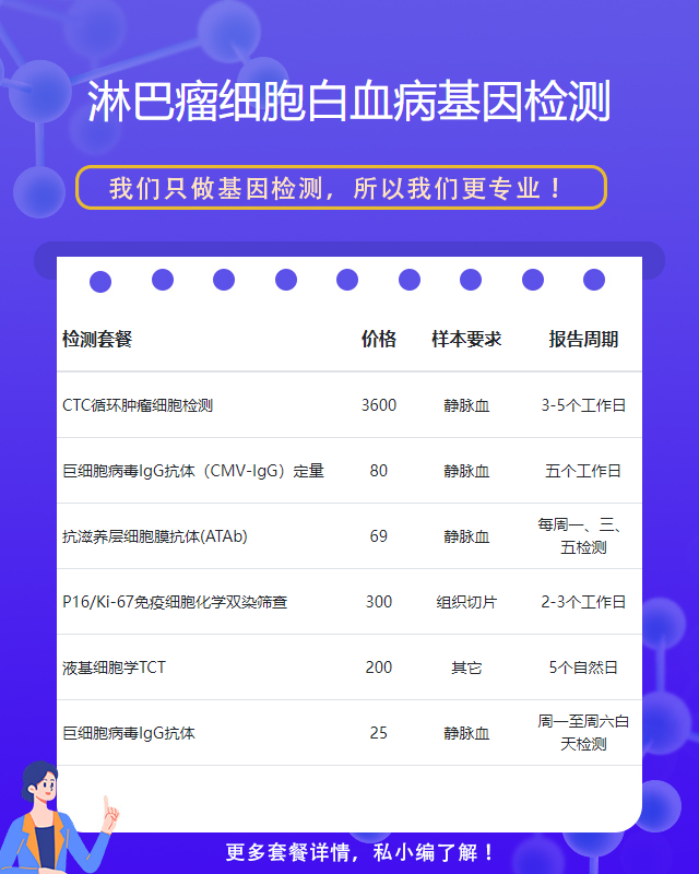 淮南淋巴瘤細胞白血病基因檢測要多久