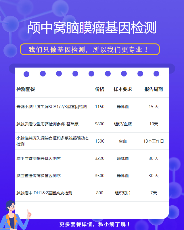 徐州顱中窩腦膜瘤基因檢測成功率有多高