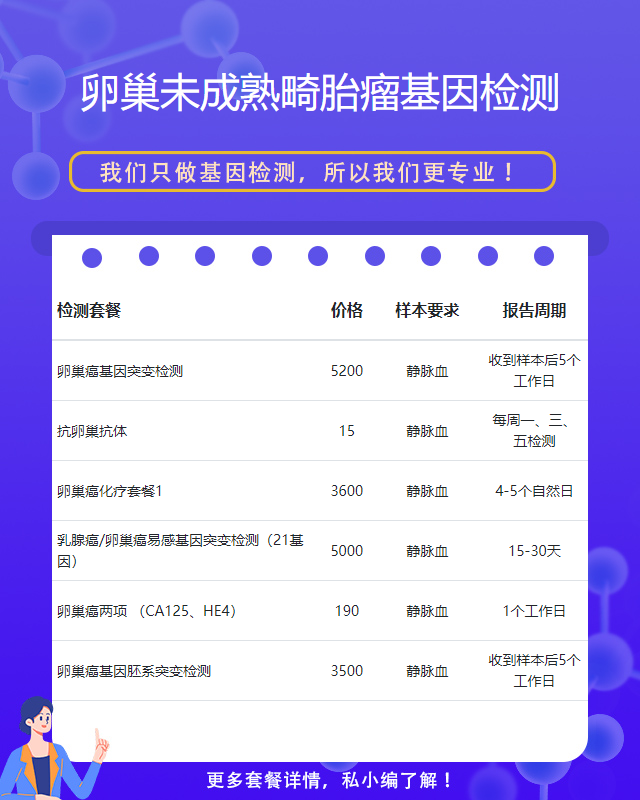 泰州卵巢未成熟畸胎瘤基因檢測去哪家醫(yī)院做