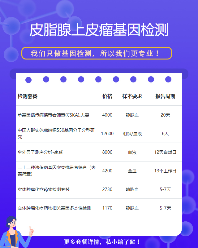 鄭州皮脂腺上皮瘤基因檢測需要什么東西提取物