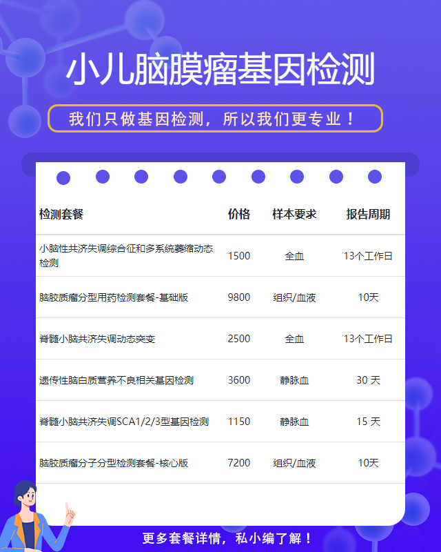 揚州小兒腦膜瘤基因檢測正規醫院可以做嗎