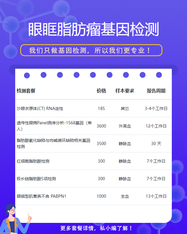 岳陽眼眶脂肪瘤基因檢測需要采集什么東西