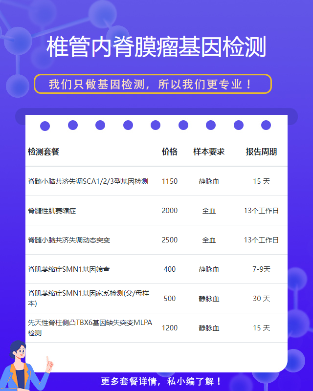 常州椎管內脊膜瘤基因檢測多長時間可以拿結果